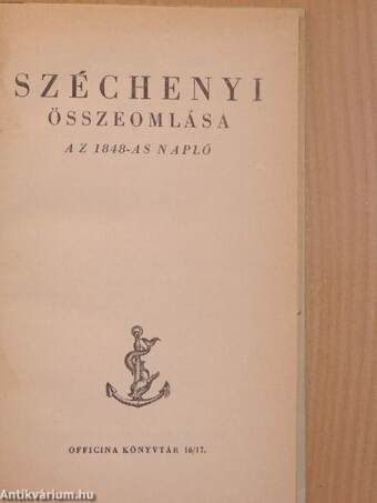 Széchenyi összeomlása