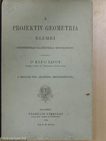 A projektiv geometria elemei