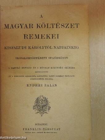 A magyar költészet remekei