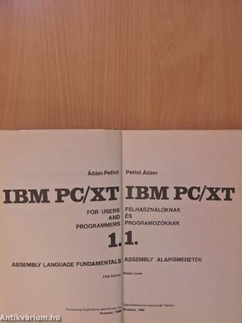 IBM PC/XT felhasználóknak és programozóknak 1.