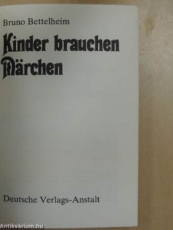 Kinder brauchen Märchen