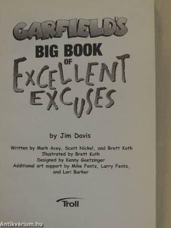 Garfield's Big Book of Excellent Excuses