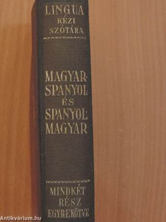 Magyar-spanyol zsebszótár/spanyol-magyar zsebszótár