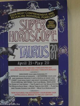 Super Horoscope - Taurus 2001