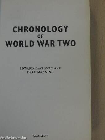 Chronology of World War Two