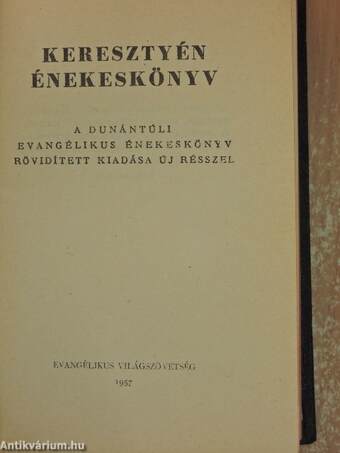 Keresztyén énekeskönyv