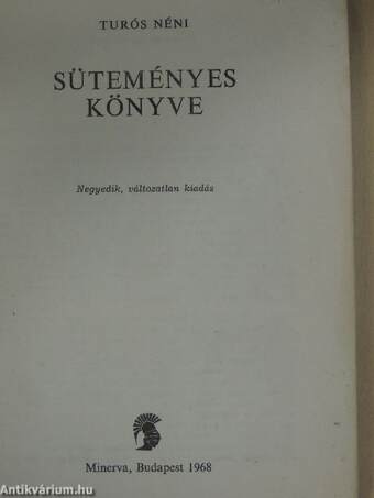 Turós néni süteményes könyve