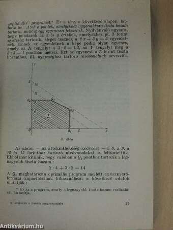 Bevezetés a lineáris programozásba