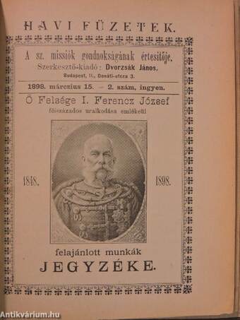 Idézetek Tára/Havi füzetek 1898. márczius 15.