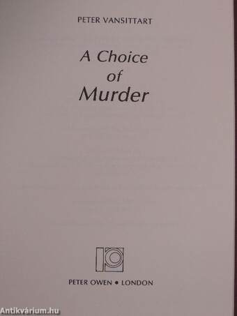 A Choice of Murder