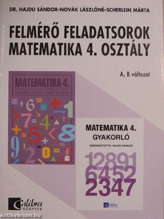 Felmérő feladatsorok - matematika 4. osztály