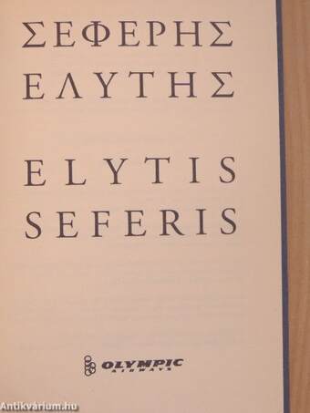 Elytis/Seferis