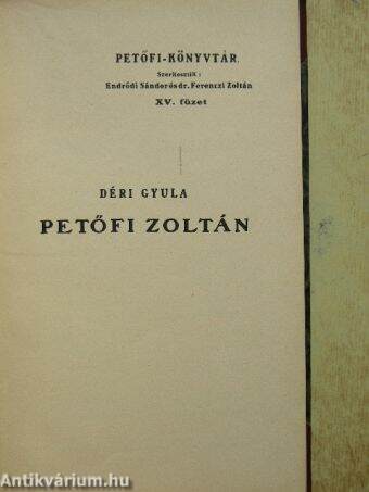 Petőfi Zoltán