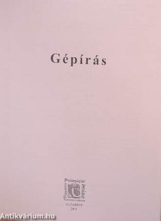 Gépírás