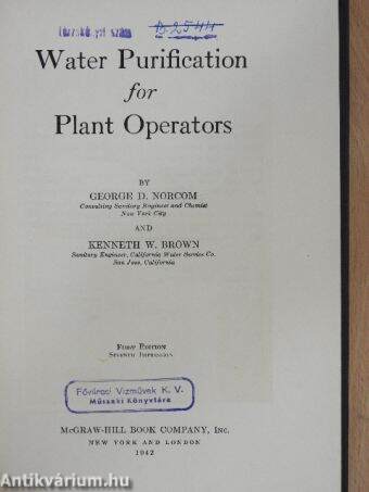 Water Purification for Plant Operators