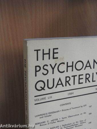 The Psychoanalytic Quarterly 1984/2.