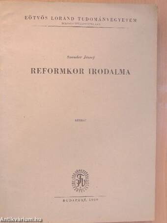 Reformkor irodalma