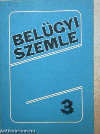 Belügyi Szemle 1988. március