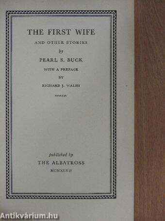 The First Wife and other stories