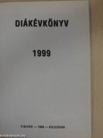 Diákévkönyv 1999