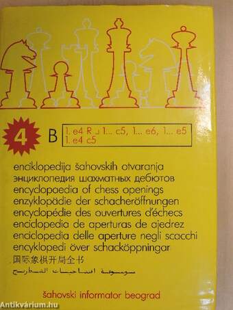 Encyclopaedia of Chess Openings B 4.