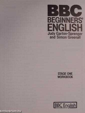 BBC Beginners' English 1. - Workbook