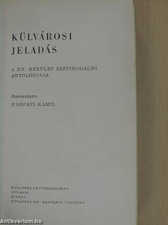 Külvárosi jeladás