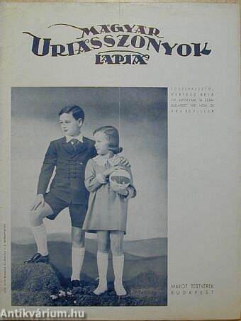 Magyar Uriasszonyok Lapja 1937. november 20.