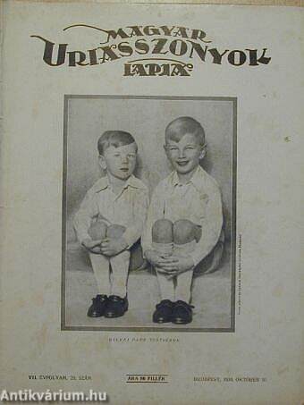 Magyar Uriasszonyok Lapja 1930. október 10.