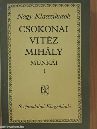 Csokonai Vitéz Mihály munkái 1.