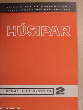 Húsipar 1977. március-április