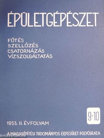 Épületgépészet 1953/9-10.