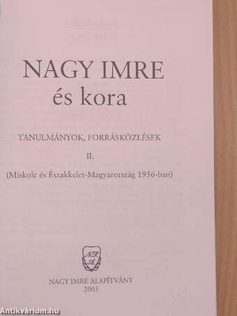 Nagy Imre és kora II.