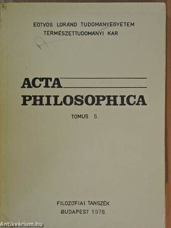 Acta Philosophica 5.