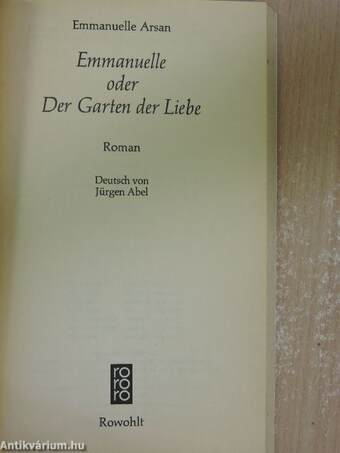 Emmanuelle oder Der Garten der Liebe