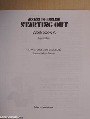 Starting Out - Workbook A