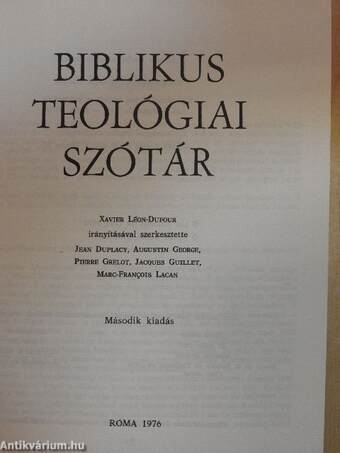 Biblikus teológiai szótár