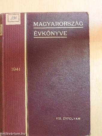 Magyarország Évkönyve 1941