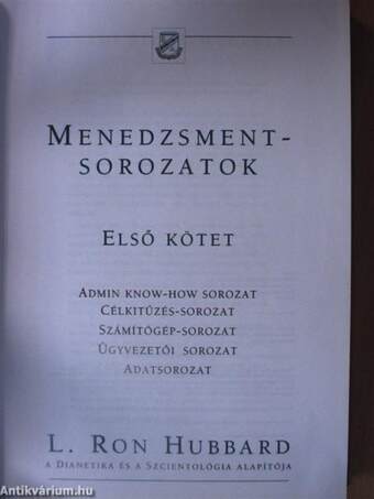 Menedzsment-sorozatok 1-3.