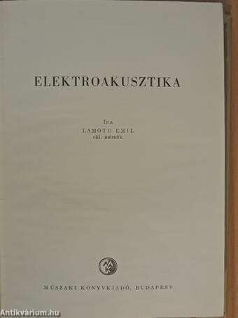 Elektroakusztika