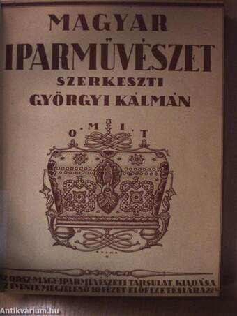 Magyar Iparművészet 1918., 1920-1922. (vegyes számok) (13 db)