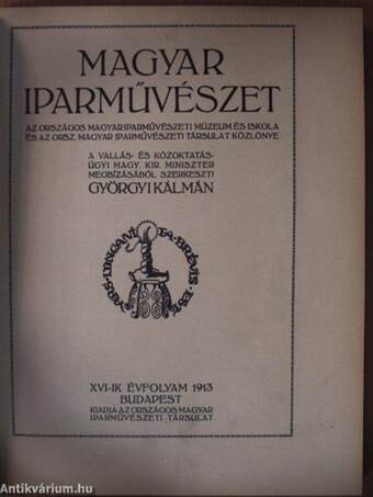 Magyar Iparművészet 1913/1-10.