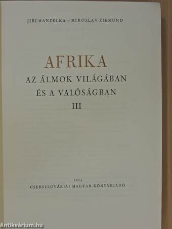 Afrika az álmok világában és a valóságban 3. (töredék)