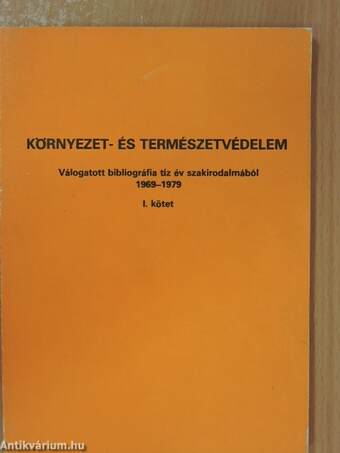 Környezet- és természetvédelem I-III.