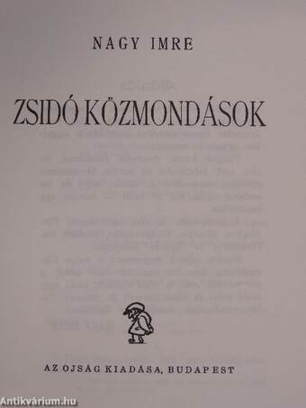 Zsidó közmondások