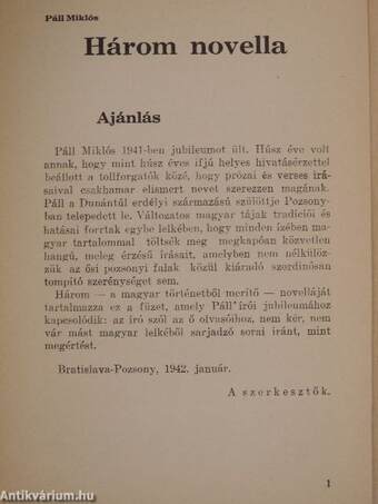 Három novella