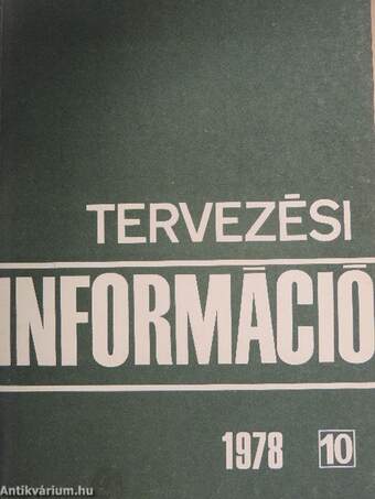 Tervezési információ 1978/10