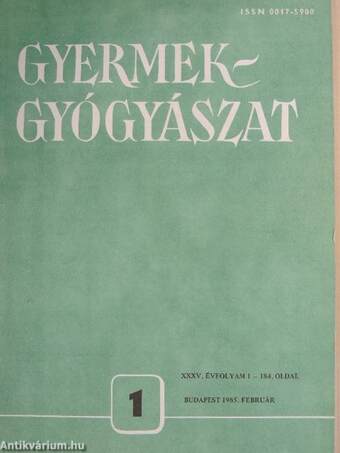 Gyermekgyógyászat 1985/1-4.