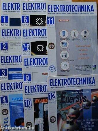 Elektrotechnika 2002. (nem teljes évfolyam)