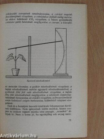 Biológiai szaktanterem szervezése az általános iskolában